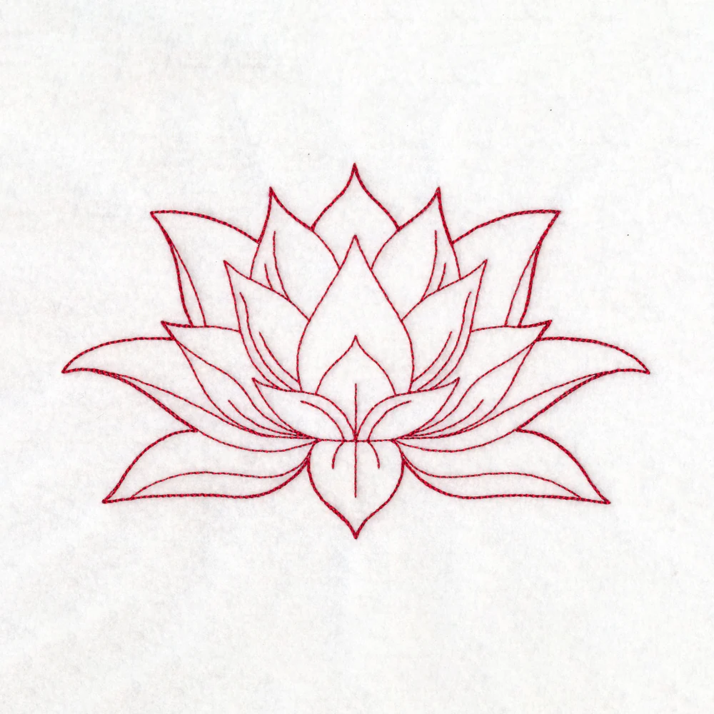 Simple Lotus (Quilting) - Image 5