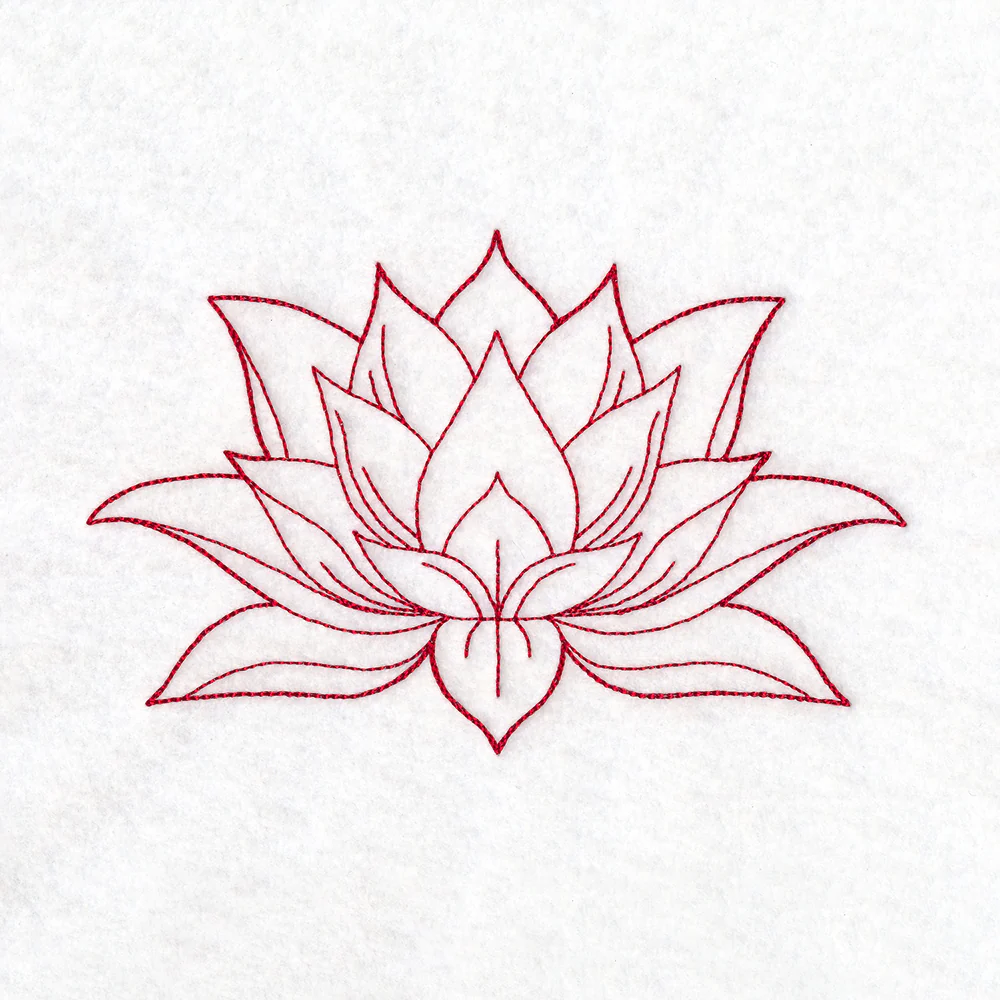 Simple Lotus (Quilting) - Image 6