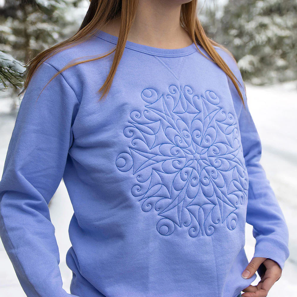 Simple Snowflake (Quilting) - Image 3