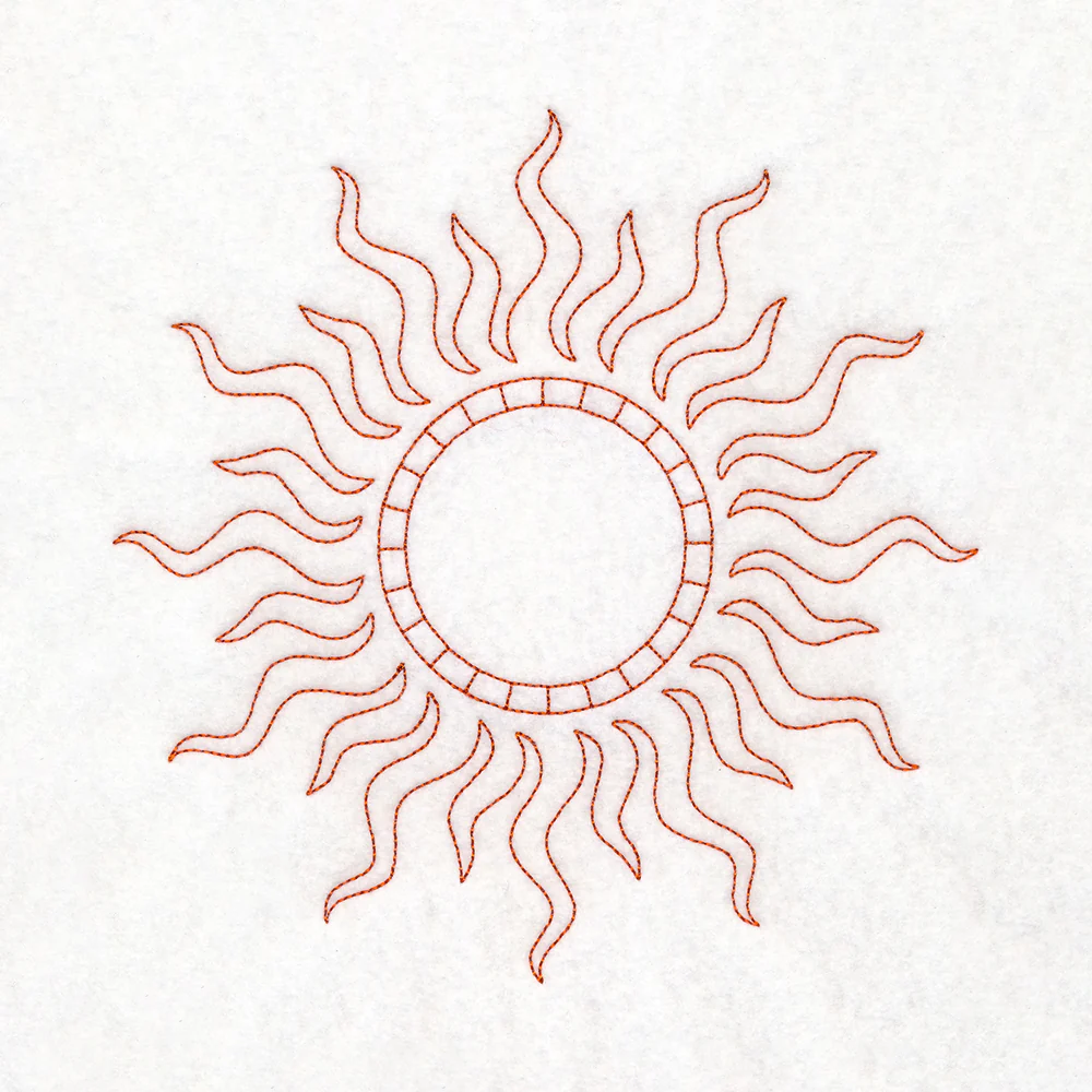 Simple Sun (Quilting) - Image 3