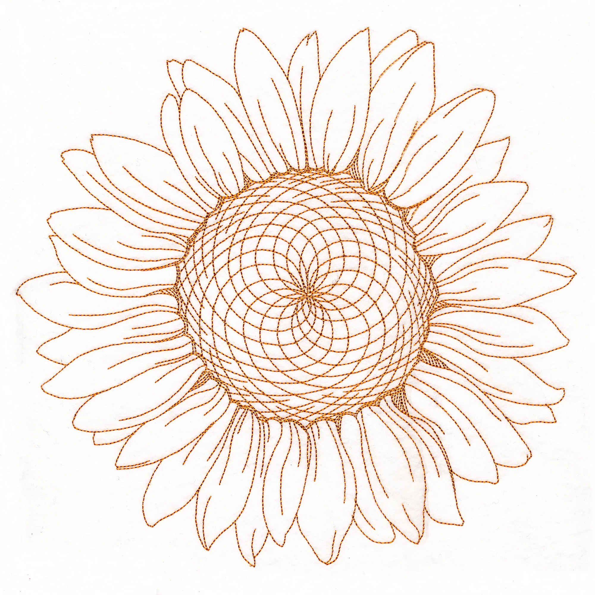 Simple Sunflower (Quilting) - Image 2