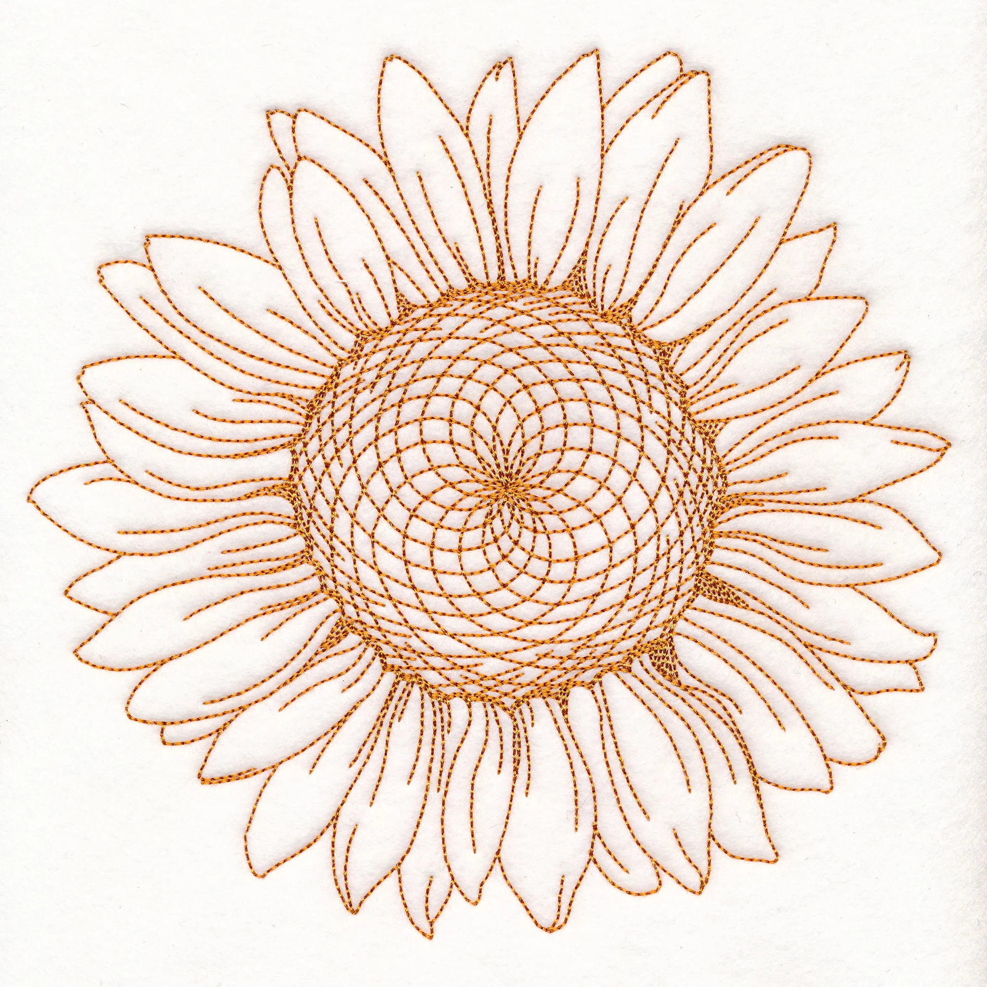 Simple Sunflower (Quilting) - Image 4