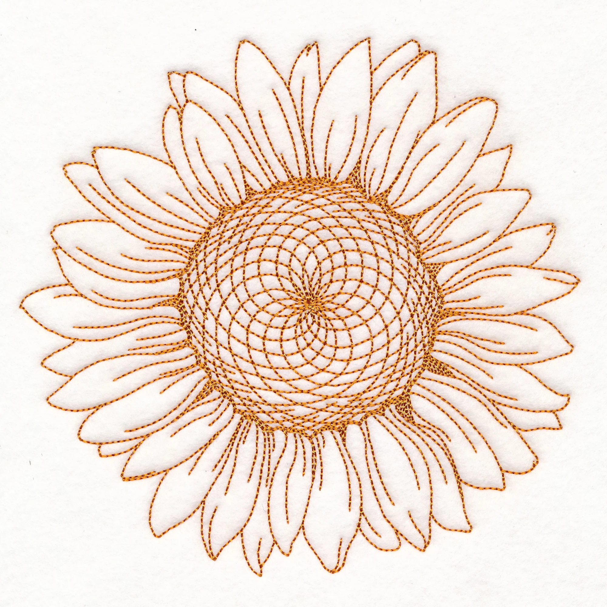 Simple Sunflower (Quilting) - Image 5