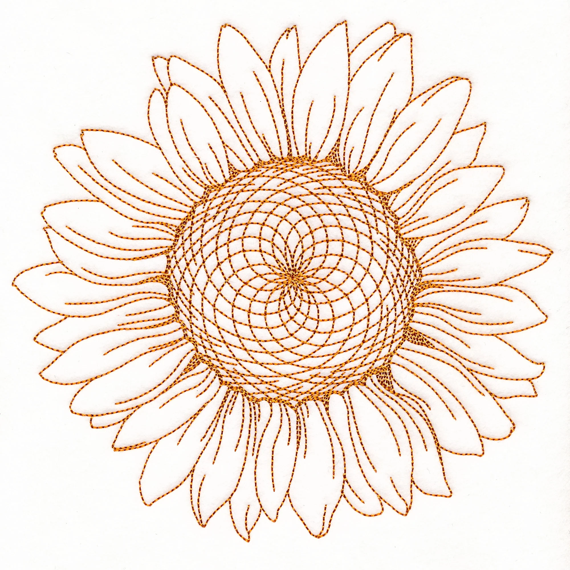 Simple Sunflower (Quilting) - Image 7