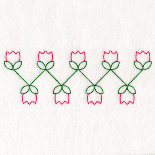 Simple Tulip Border (Vintage) - Image 2