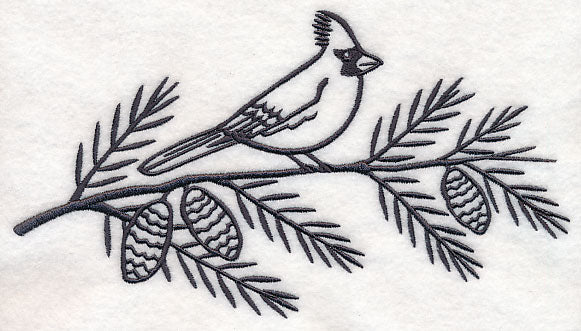 Simply Birds on Branches - Cardinal - Image 3