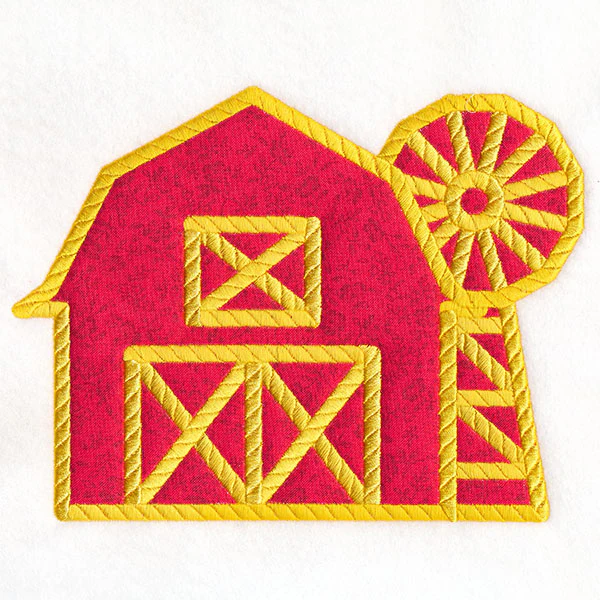 Simply Classic Barn (Applique) - Image 2