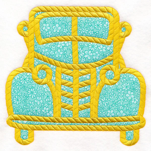 Simply Classic Retro Truck (Applique) - Image 9