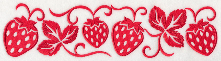 Simply Strawberries Border - Image 6