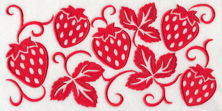 Simply Strawberries Rectangle - Image 2