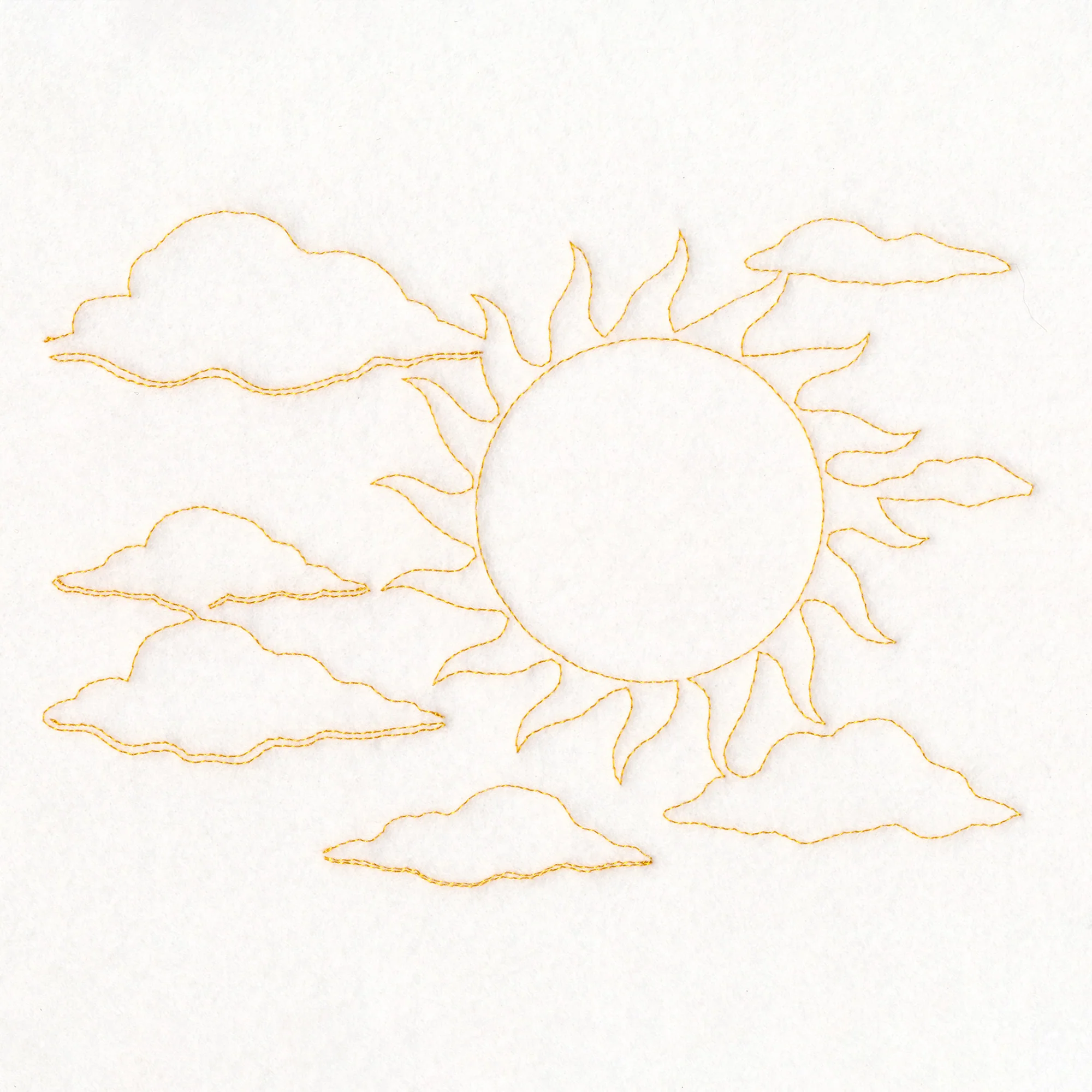 Simply Summer - Sun (Edge-to-Edge Quilting) - Image 2