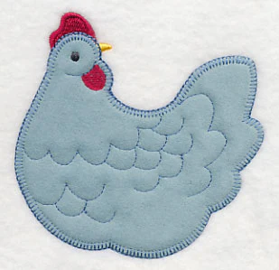 Sitting Chicken (Heirloom Applique) - Image 2