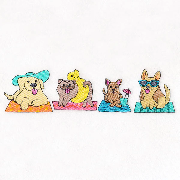 Sizzling Summer Border – Beach Dogs - Image 2