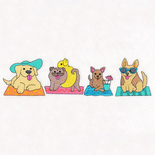 Sizzling Summer Border – Beach Dogs - Image 5