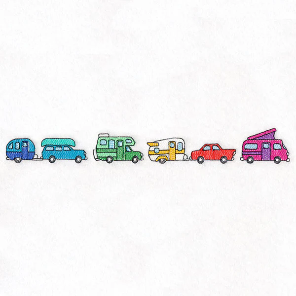 Sizzling Summer Border - Vintage Cars - Image 2