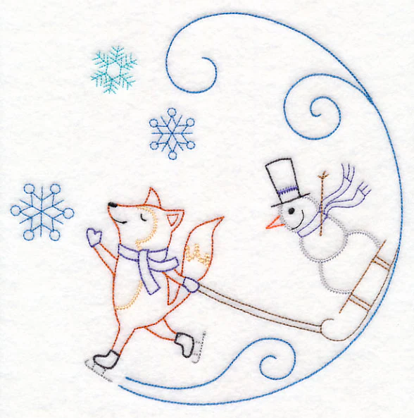 Skating Fox Circle (Vintage) - Image 6
