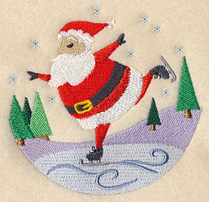 Skating Santa Scene - Image 5