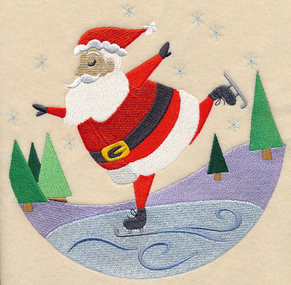 Skating Santa Scene - Image 6
