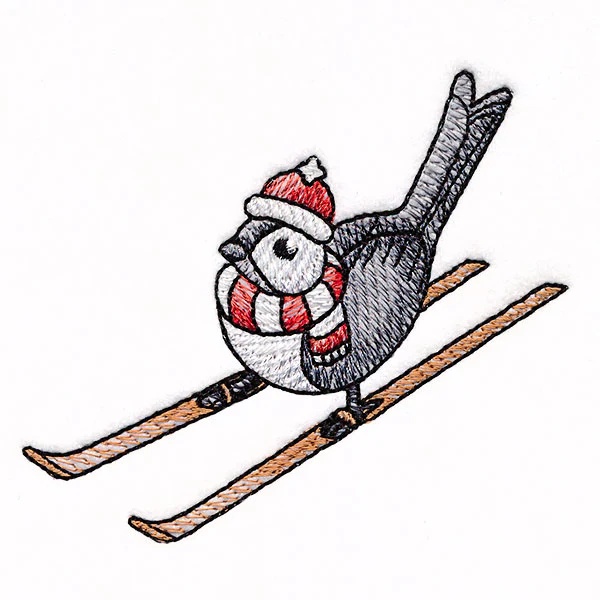 Skiing Chickadee - Image 5