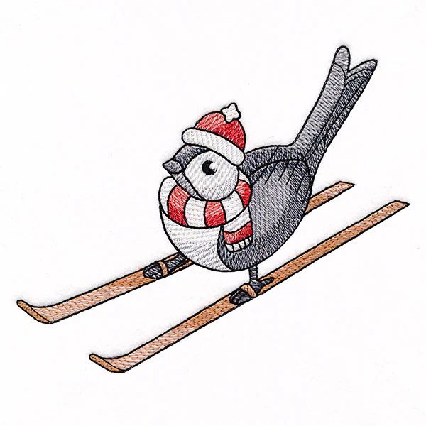 Skiing Chickadee - Image 7