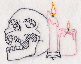 Skull and Candles (Vintage) - Image 4