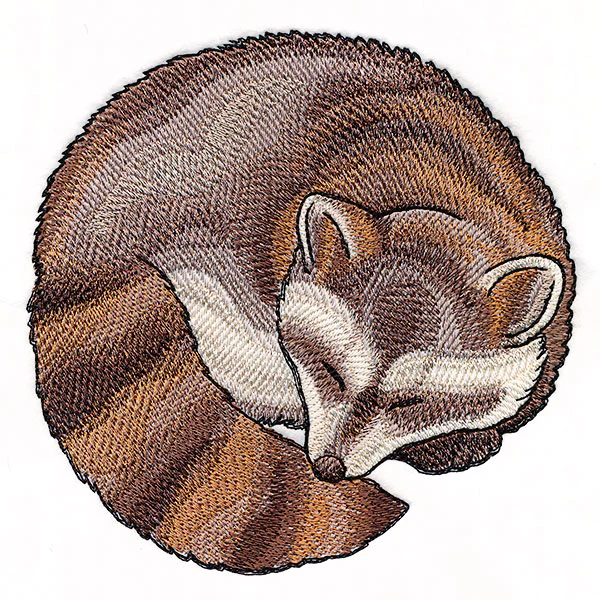 Sleeping Animal Circle - Raccoon - Image 4