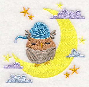 Sleeping Owl on the Moon - Image 3