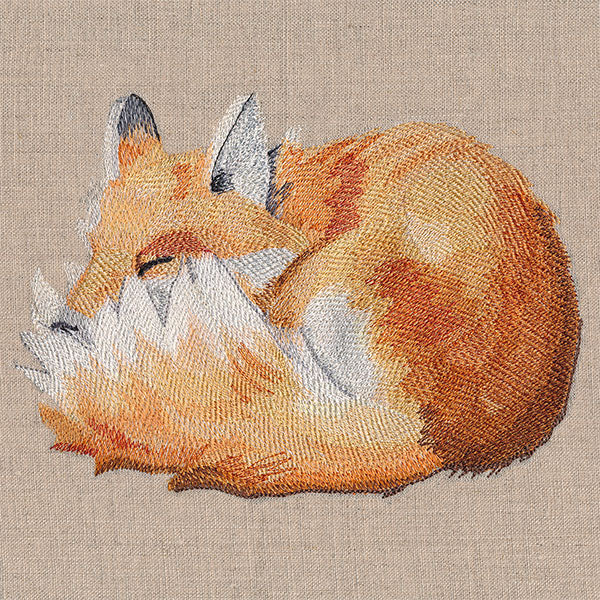 Sleeping Softly Fox - Image 2