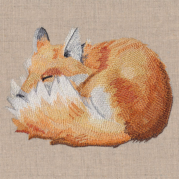 Sleeping Softly Fox - Image 3