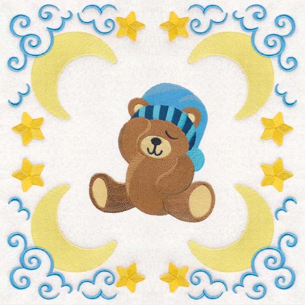 Sleepy Bear Pillow Pair - Image 8