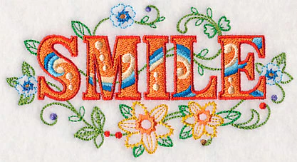 Smile with Vintage Flower Fade - Image 4