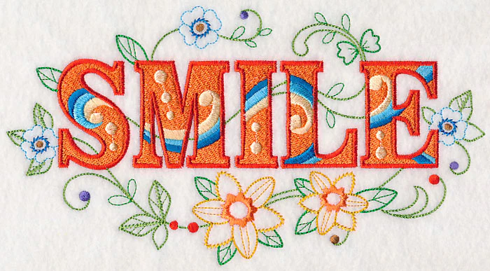 Smile with Vintage Flower Fade - Image 5