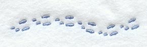Snow Tracks Border - Image 2