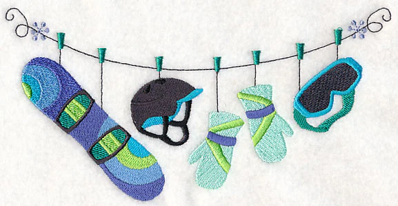 Snowboard Clothesline - Image 2
