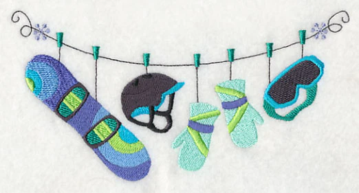 Snowboard Clothesline - Image 3