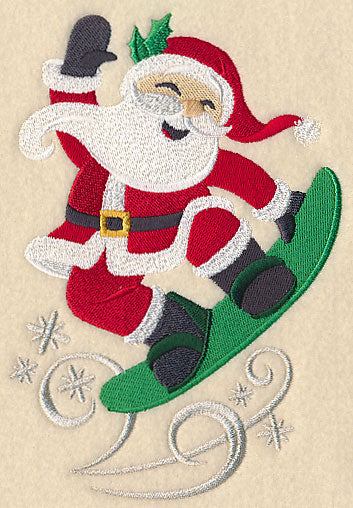 Snowboarding Santa - Image 2