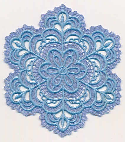 Snowflake (Battenburg Lace with Rayon) - Image 4