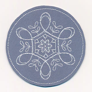 Snowflake Fancy Coaster 1 (In-the-Hoop) - Image 2