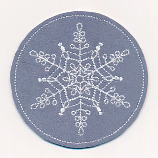 Snowflake Fancy Coaster 5 (In-the-Hoop) - Image 2