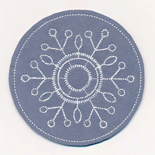 Snowflake Fancy Coaster 6 (In-the-Hoop) - Image 2