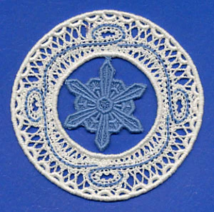 Snowflake Ornament (Battenburg Lace) - Image 3