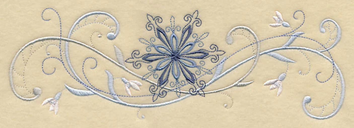 Snowflake Potpourri Border - Image 2
