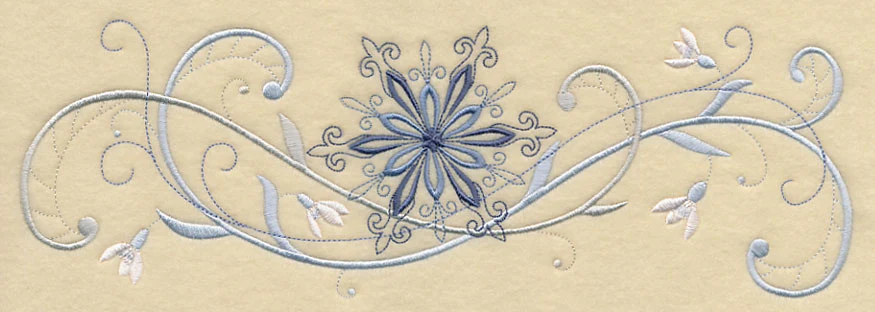 Snowflake Potpourri Border - Image 5