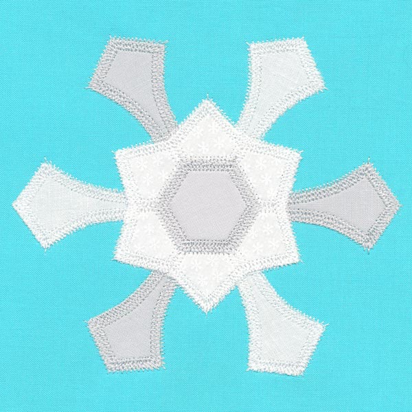 Snowflake Quilt Block (In-the-Hoop) - Image 2