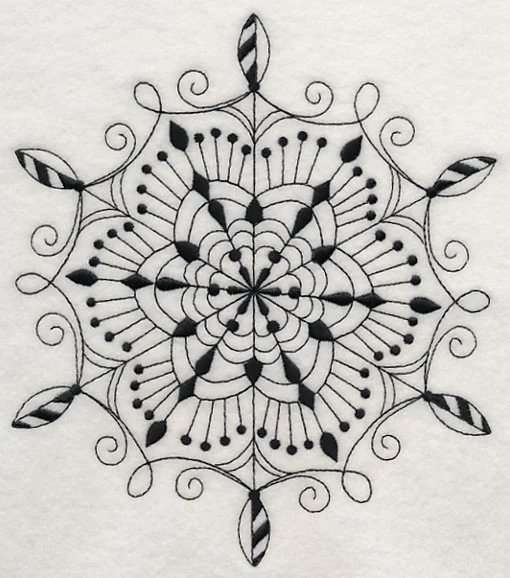 Snowflake Symphony 2 (Blackwork) - Image 5