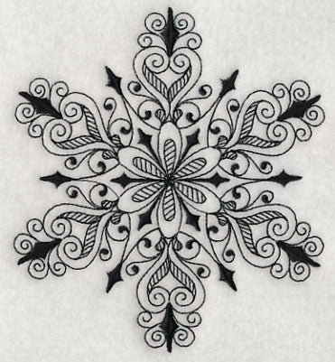 Snowflake Symphony 3 (Blackwork) - Image 3