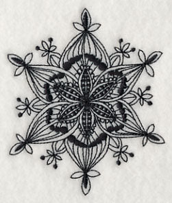 Snowflake Symphony 4 (Blackwork) - Image 4