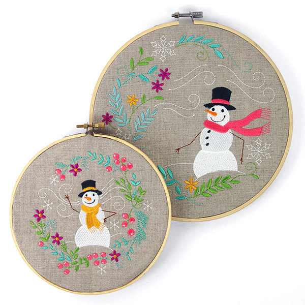 Snowman in Winter Botanicals 3 - Image 4