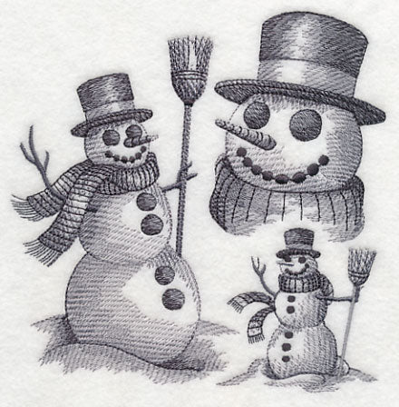Snowman Sketch - Image 3