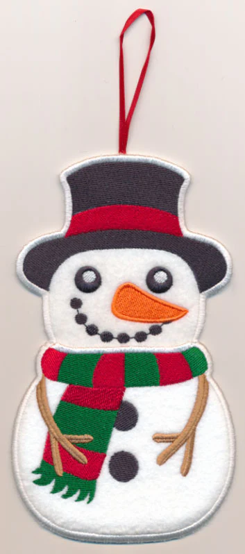 Snowman Stocking Stuffer (In-the-Hoop) - Image 3